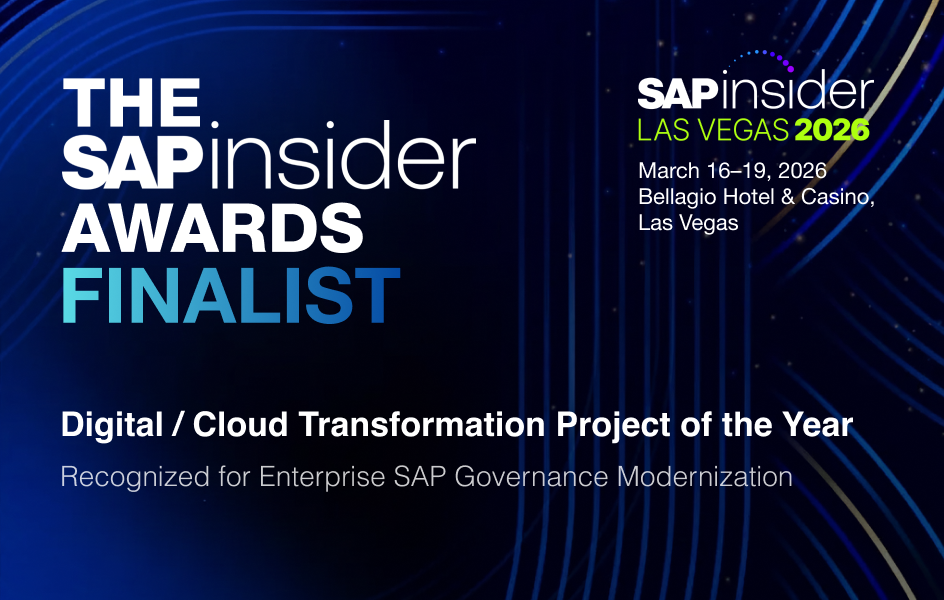 SimpleMDG Named Finalist for SAPinsider 2026 Digital/Cloud Transformation Project of the Year