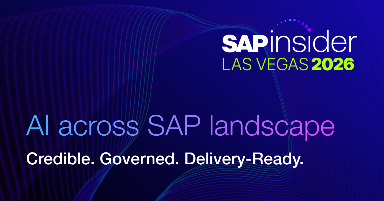 SimpleMDG at SAPinsider Las Vegas 2026