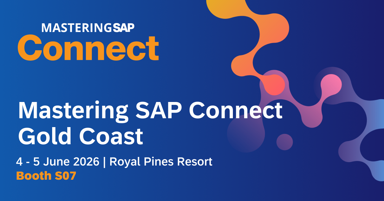 SimpleMDG at Mastering SAP Connect Gold Coast 2026