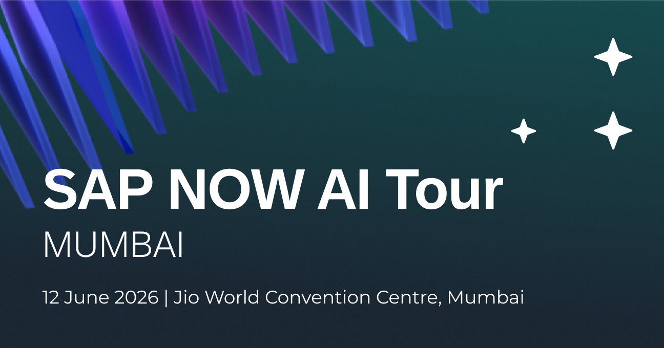 SimpleMDG at SAP NOW AI Tour Mumbai